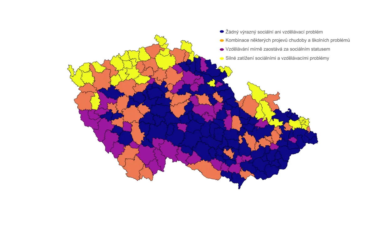 Souvislost sociálního znevýhodnění a vzdělávacích problémů