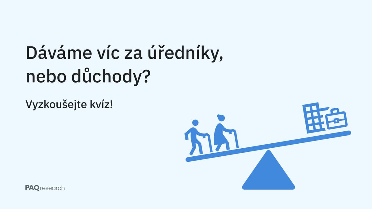 Většina Čechů má minimální ponětí o daních a veřejných výdajích. I to snižuje podporu reforem