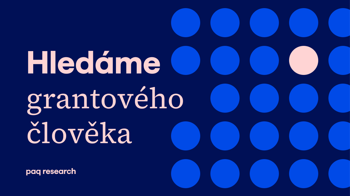 Hledáme grantového člověka